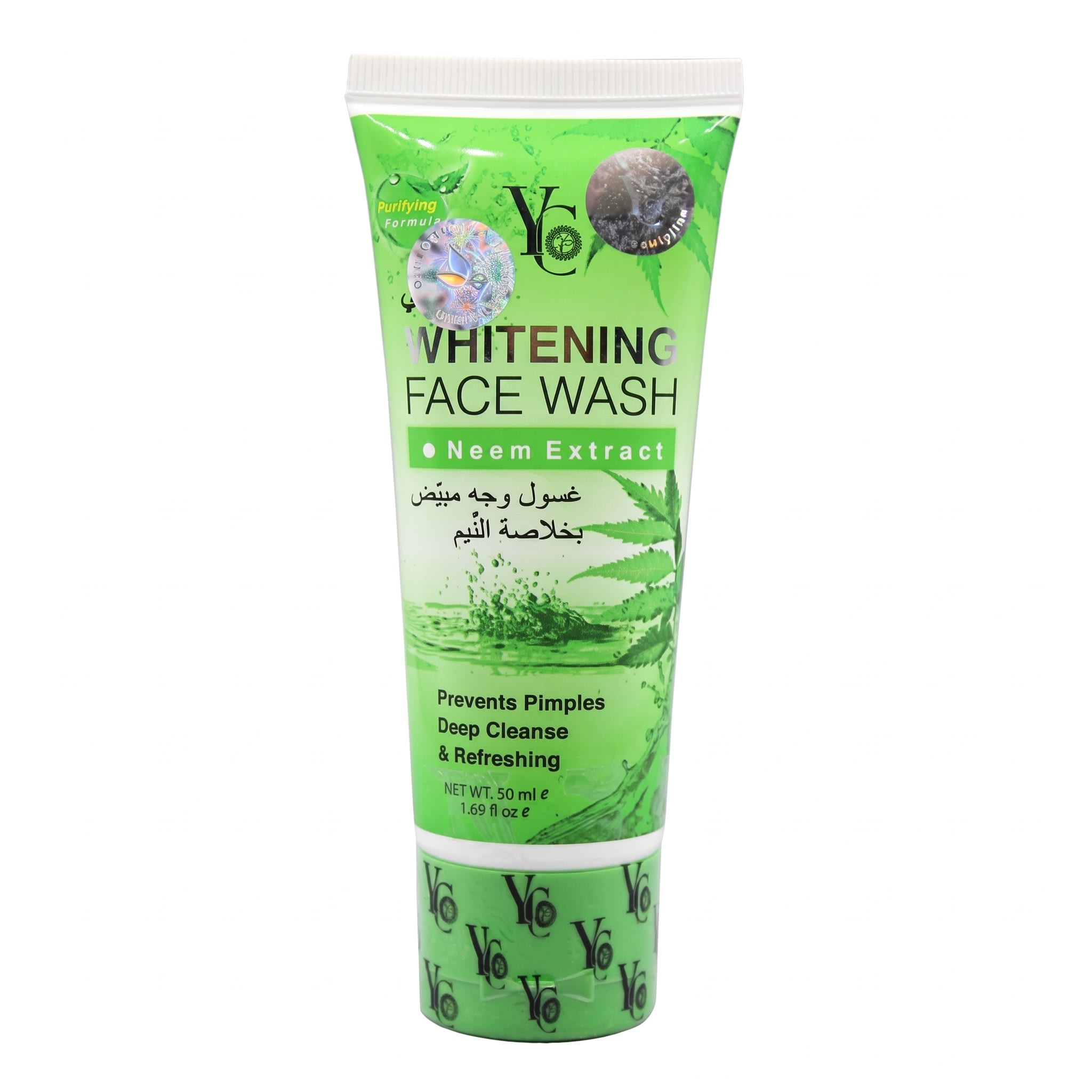 YC Neem Whitening Face Wash 50ml (Made in Thailand)