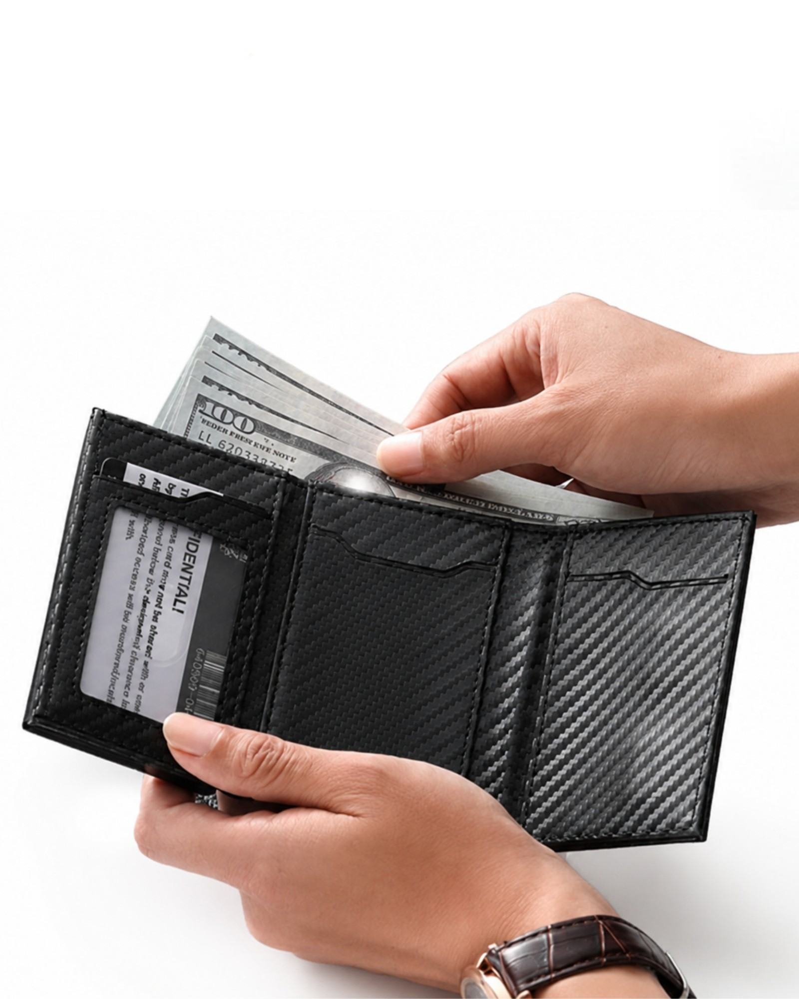 Speos Smart Wallet (Carbon Fiber Texture) - 6