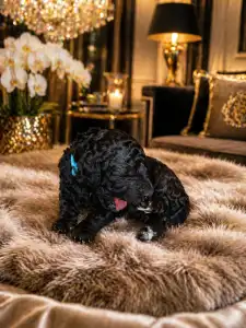 Pudel duży - Kék Nyakörves