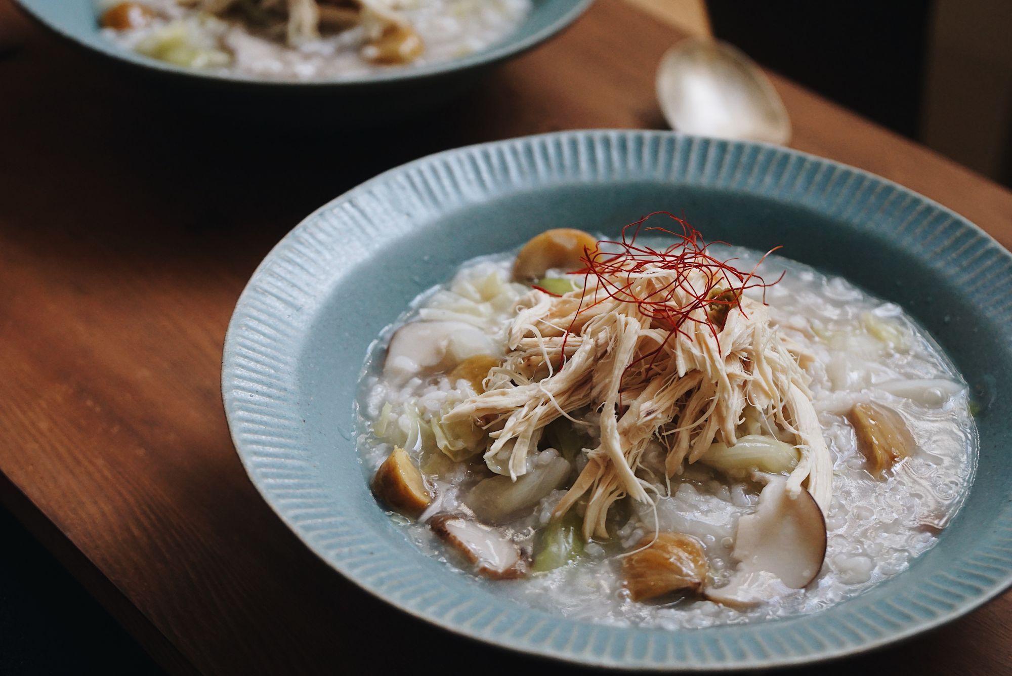 No.156 雞肉栗子野菜粥