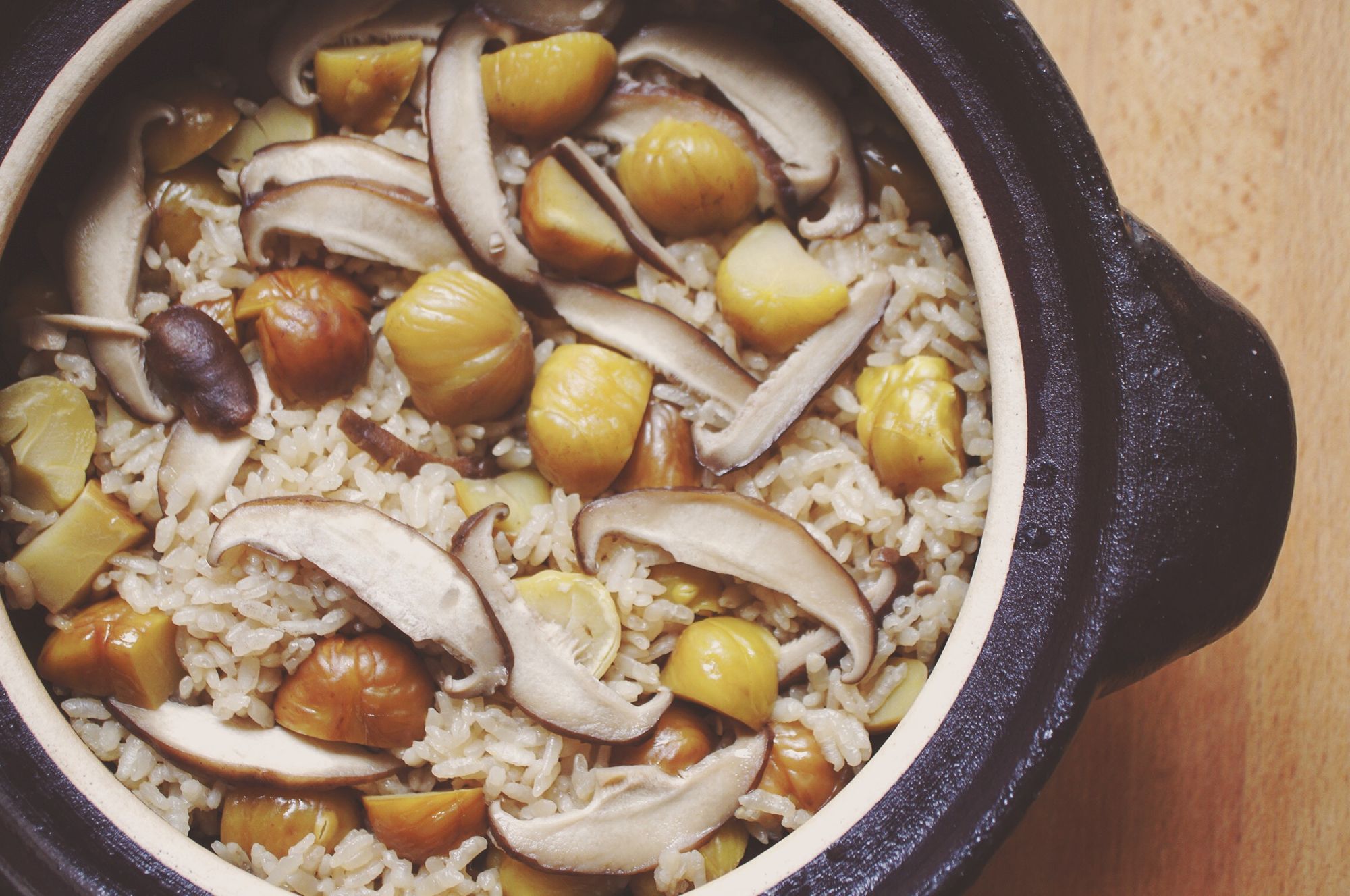 秋之味｜野菇栗子炊飯