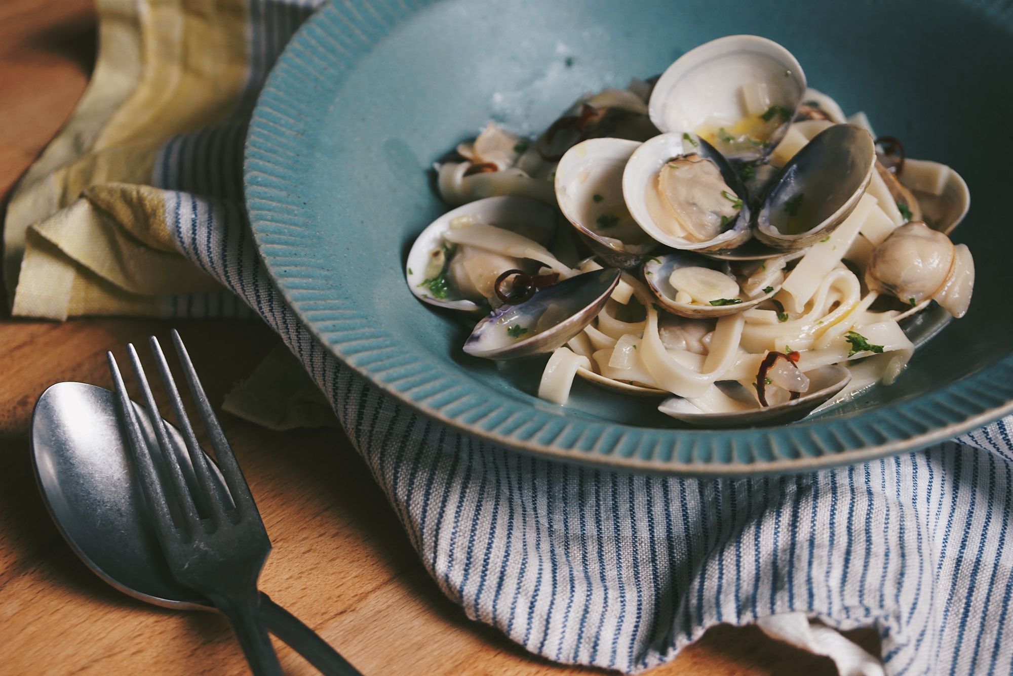 白酒蛤蠣義大利麵