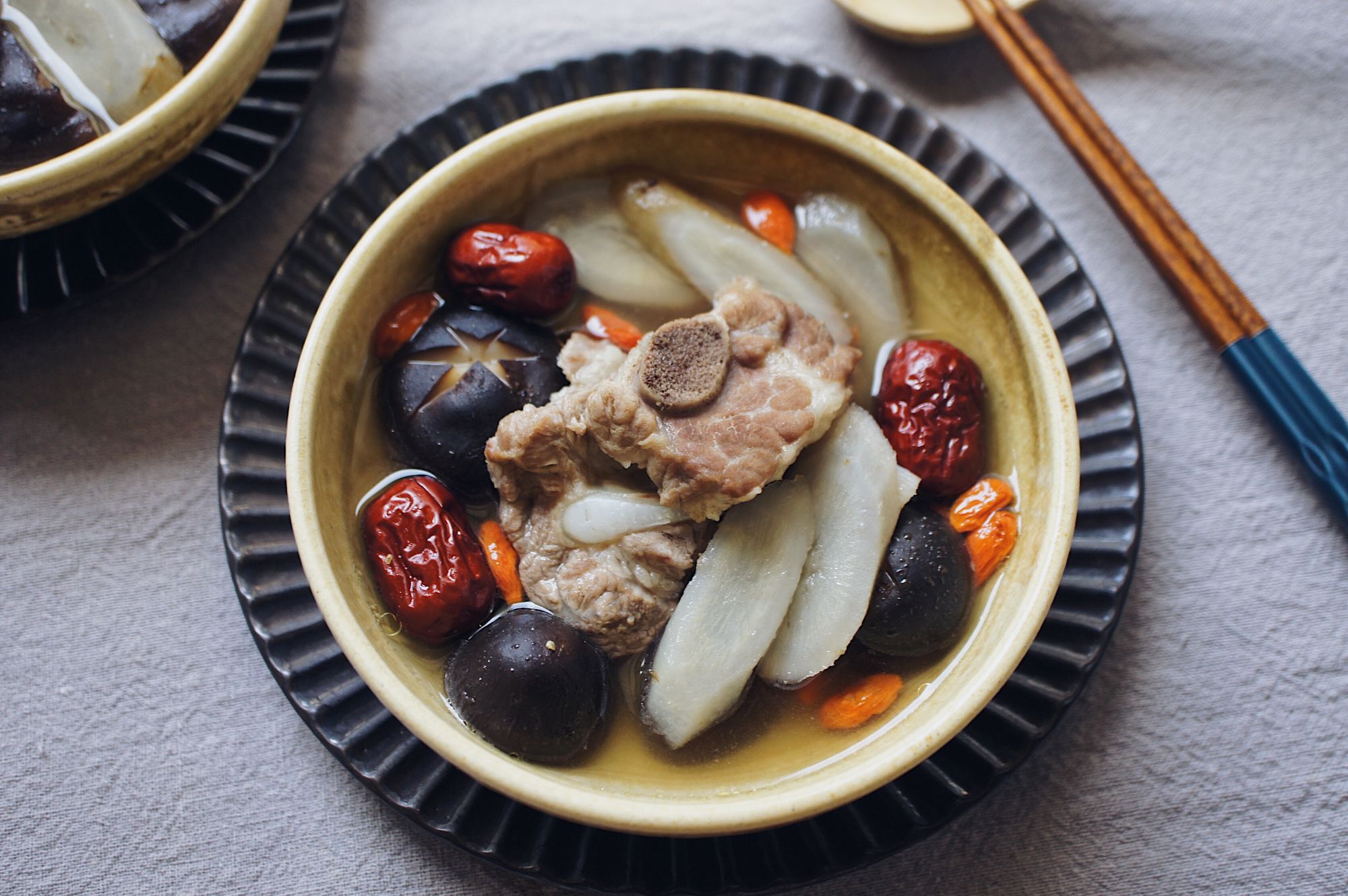 牛蒡鮮菇排骨湯