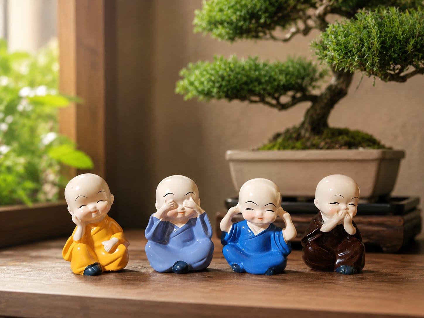 Buddha Monk Set