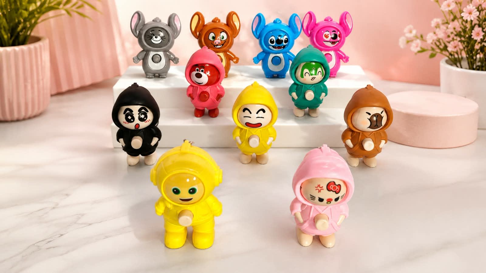 Face Changing Keychains
