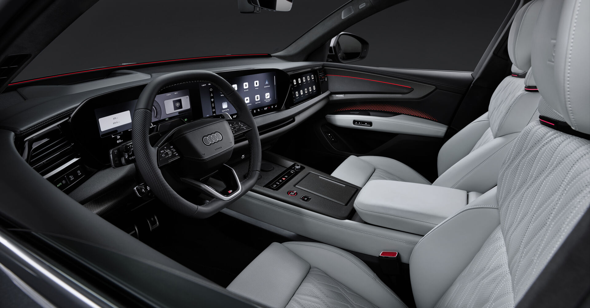 Audi Q9 spacious interior and seating