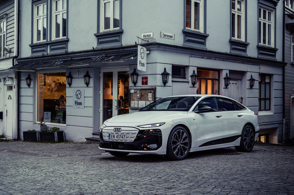 Audi A6 sedan earning the IIHS TOP SAFETY PICK+ award