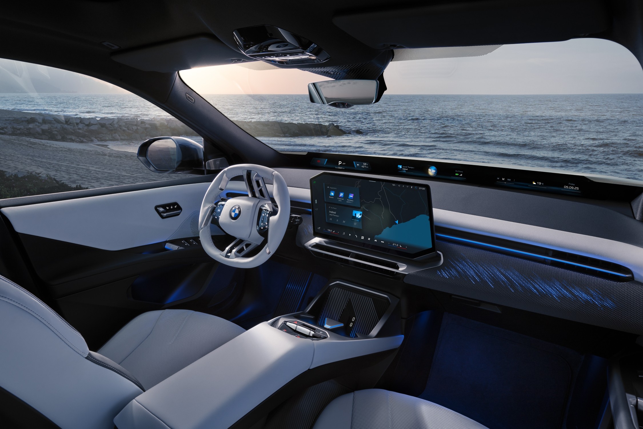 BMW iX3 Panoramic iDrive interior