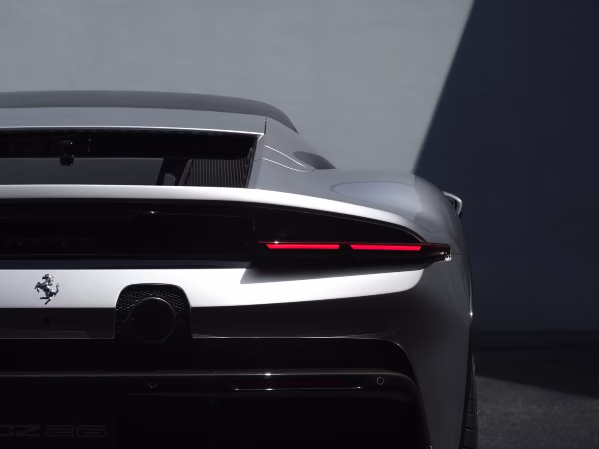 Ferrari CZ26 exterior design and aerodynamic bodywork