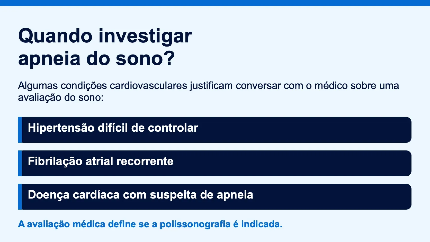 Arte que destaca hipertensão difícil de controlar, fibrilação atrial recorrente e doença cardíaca com suspeita de apneia do sono.