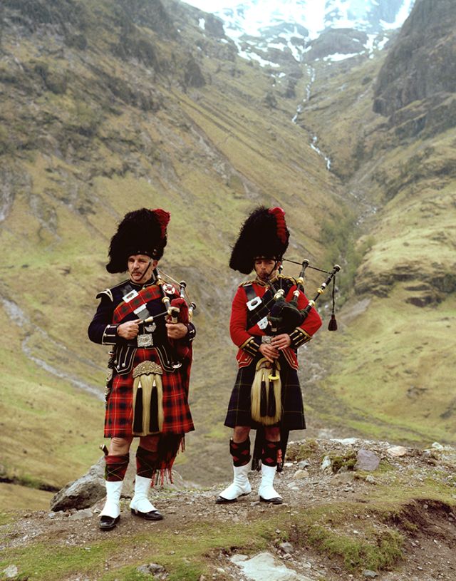 Pipers at Glencoe