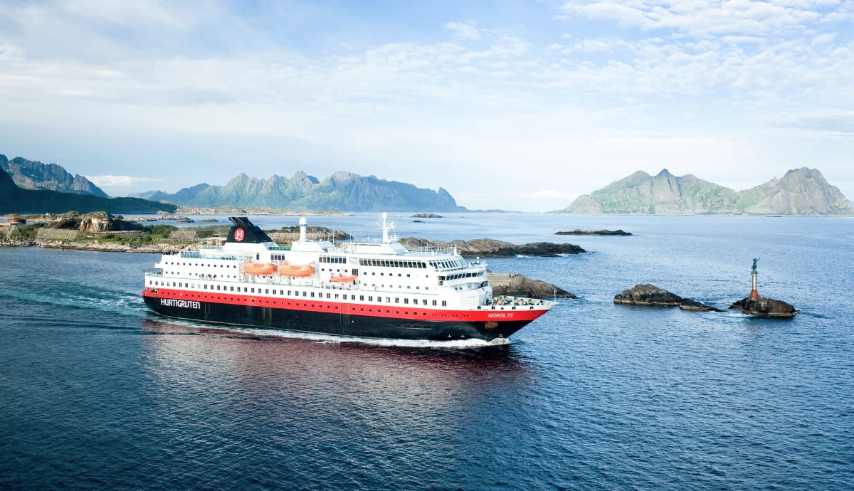 Hurtigruten Kirkenes Bergen bli med Aller