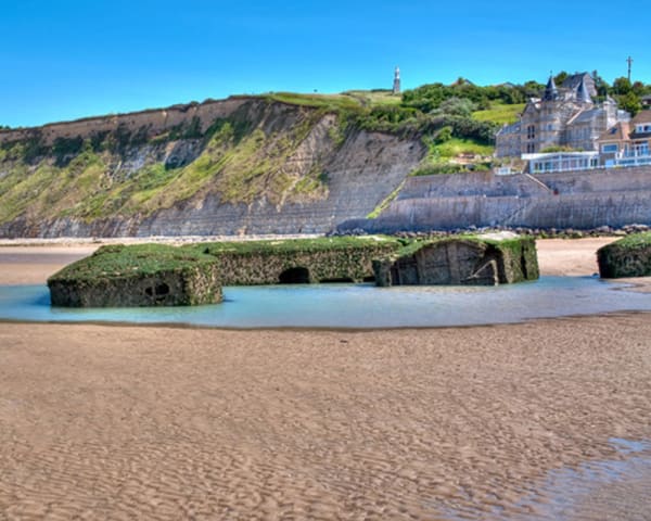 Heldagsutflukt til Caen og Arromanches (F, M)