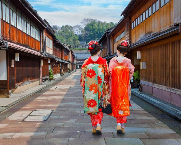 Kanazawa: slott, hager og historiske gater (F, L)
