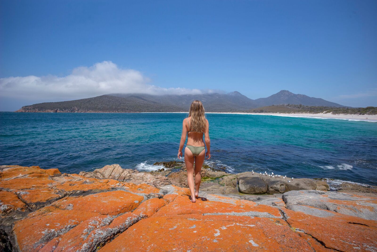 Wineglass Bay Beach and lookout trail