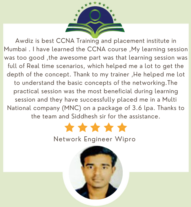 awdiz ccna course review wipro