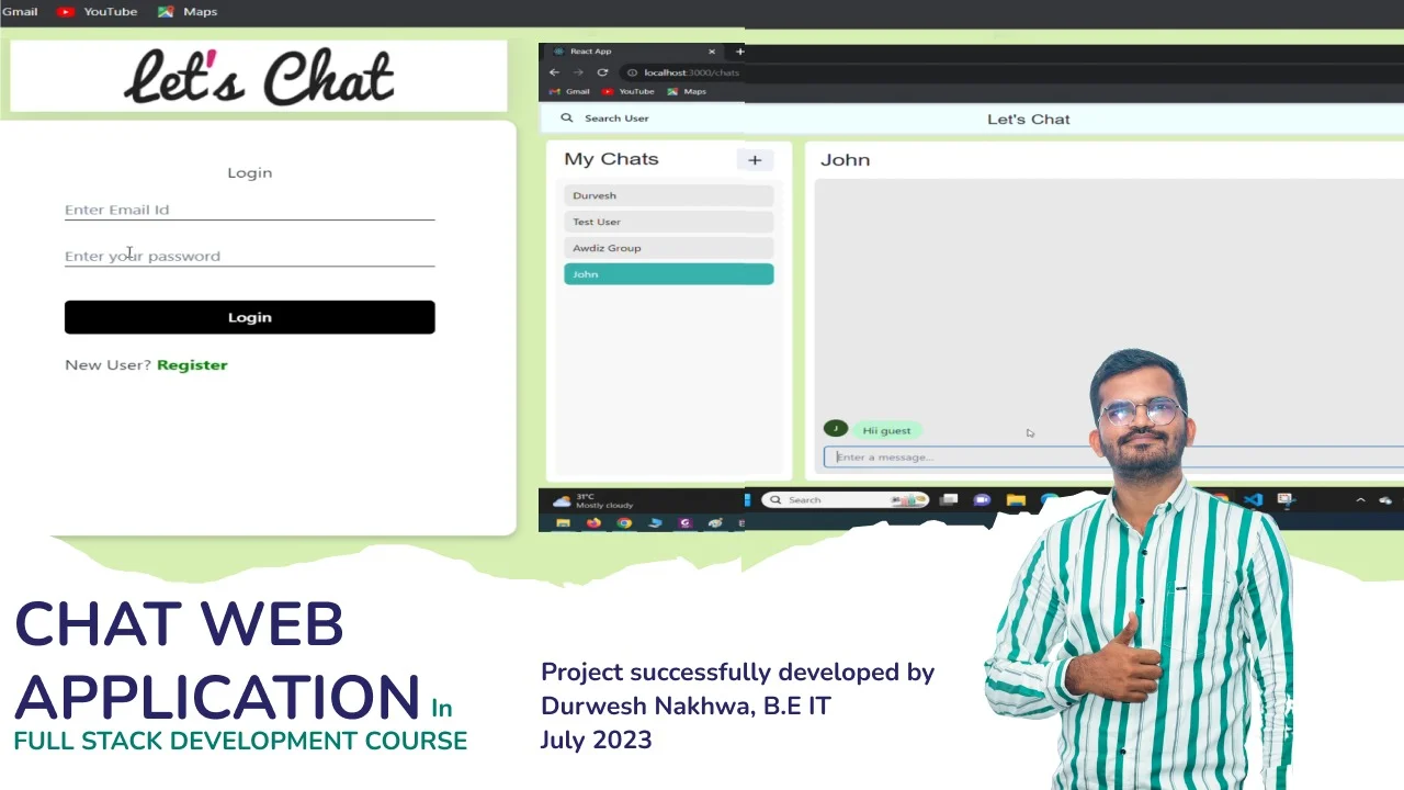 Real-Time Chat Application like WhatsApp