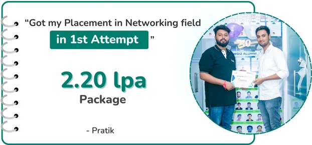 awdiz ccna course placements 2.20 lpa pune
