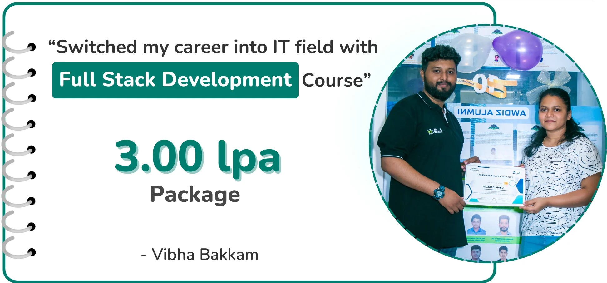 awdiz java full stack developer classes placements 3.00 lpa thane