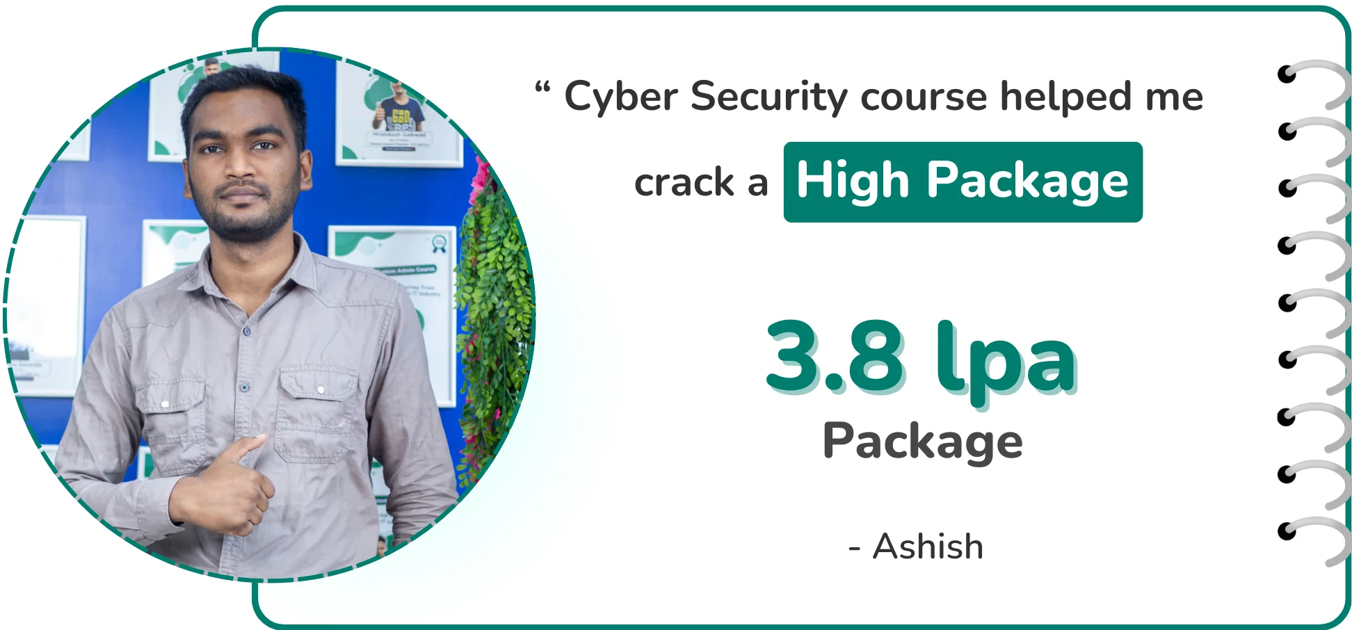 awdiz cyber security course placements 3.8 lpa kota