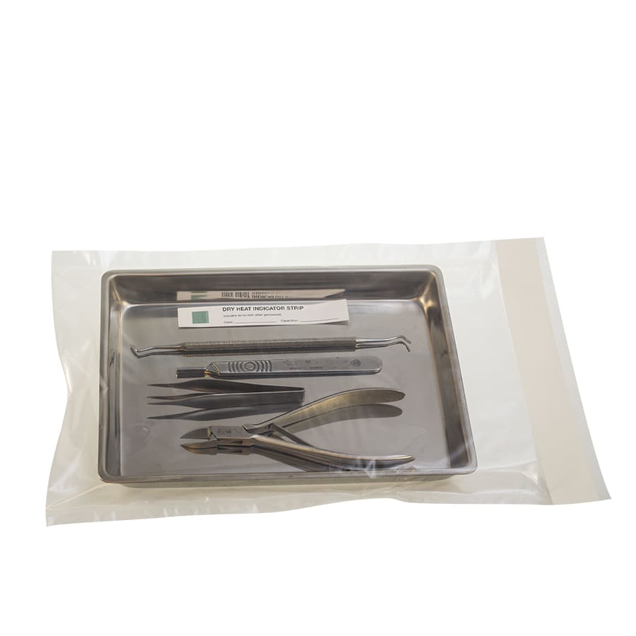 Tørrsteriliseringsposer 17,8cm x 26,7cm