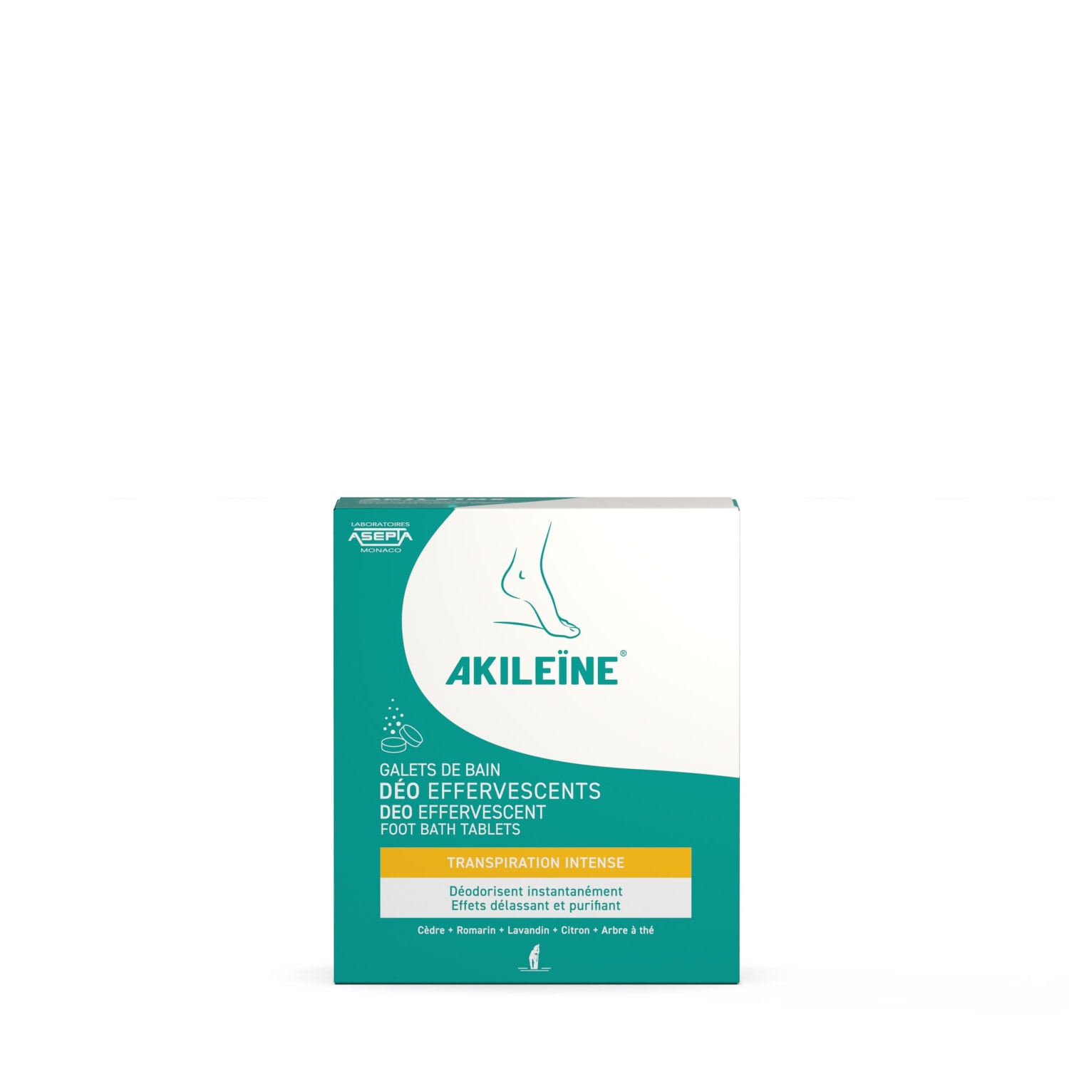 Akileïne Green Deo Effer. Footbath Tablets 7x12gr.