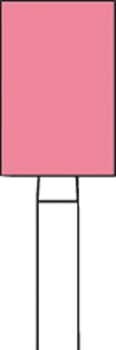 Slipesten 065 rosa 6stk.