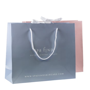 Spa Find Luxury Blue Gift Bag**