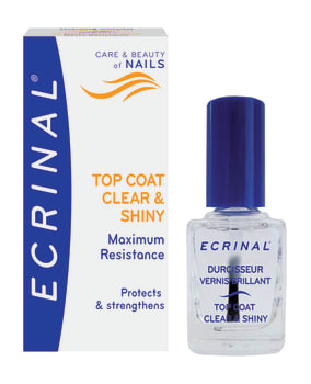 Ecrinal Clear & Shiny Top Coat 10ml