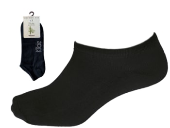 Kilde® Bamboo Comfort & Diabetic Ankle Sock Black