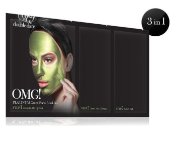 OMG! Platinum GREEN Facial Mask 