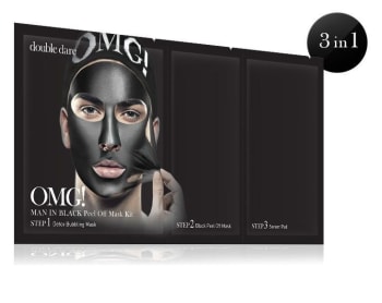 OMG! Man in Black Peel Off Mask 