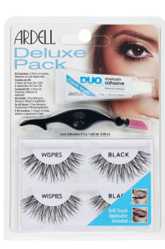 Ardell Strip Lashes Deluxe Pack Wispies Black