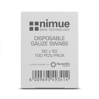 Nimue Hvite Gauze 50x50mm 100stk**