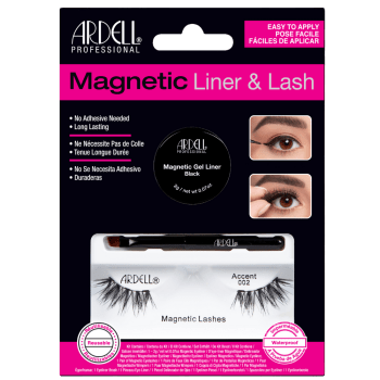 Ardell Magnetic Lashes Accent 002 /Liner included**