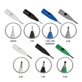 Purebeau Nålhette 2/3 Outline str. 2/3/nano blå 20stk