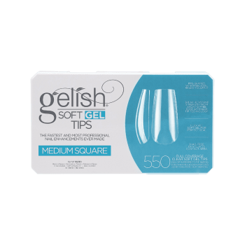 Gelish Soft Gel Tips Medium Square 550stk