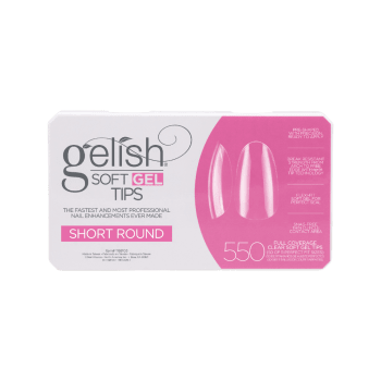 Gelish Soft Gel Tips Short Round 550stk