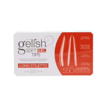 Gelish Soft Gel Tips Long Stiletto 550stk