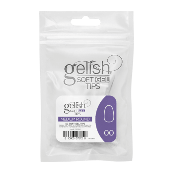Gelish Soft Gel Tips Medium Round 50 stk. refill
