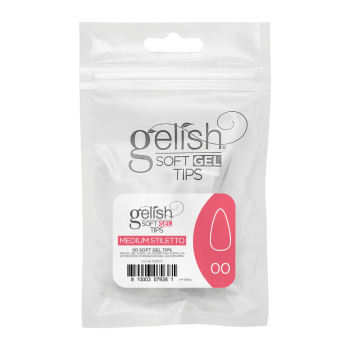 Gelish Soft Gel Tips Medium Stiletto 50 stk. refill