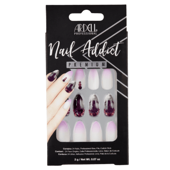 Ardell Nail Addict Marble Purple Ombre