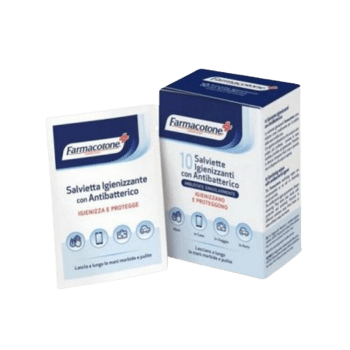 Cotoneve Farmacotone Sanitizing Wet Wipes Single Wrapped 10stk