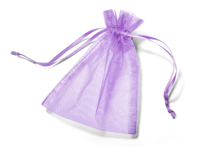 Organzapose lilla 10x15cm