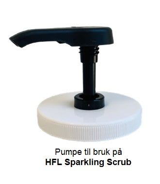 HFL Pumpe til Sparkling Scrub 450ml**