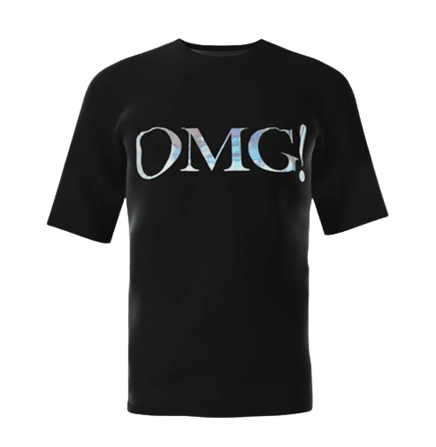 OMG! Platinum T-Shirt SILVER Logo** 