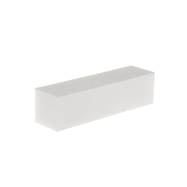 Nail Buffer Block hvit 3-way**