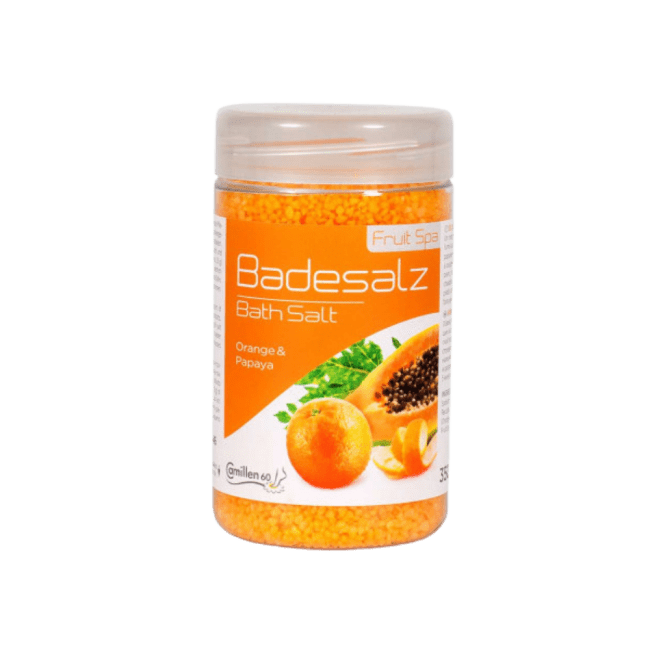 Camillen Fruit Bath Salt Orange & Papaya 350gr