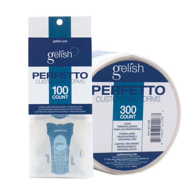 Gelish Nail Forms white