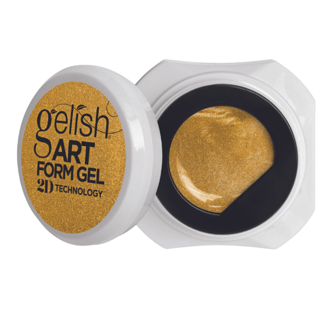 Gelish Art Form Gels EFFECTS GOLD METALLIC  5g